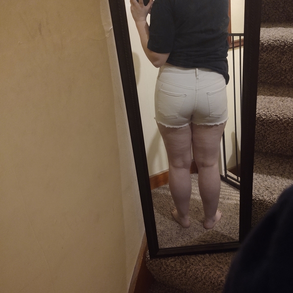 Mossimo White Denim Shorts - Picture 7 of 7